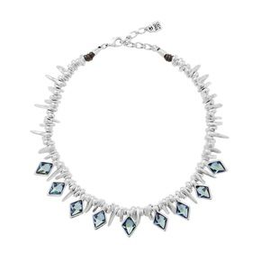 Uno De 50 Stalactita Necklace Hand Made Spain Silver Swarovski